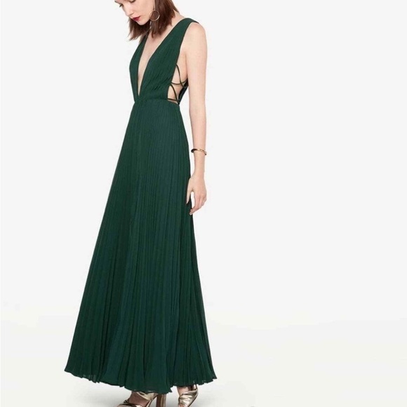 Fame and Partners x Free People-NWT Allegra Forest Green...